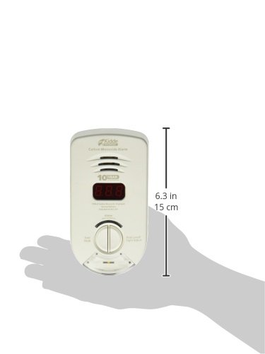 Kidde Carbon Monoxide Detector, AC-Plug-In with Lithium Battery Backup, Digital Display, Night Light & Escape Light - Image 3