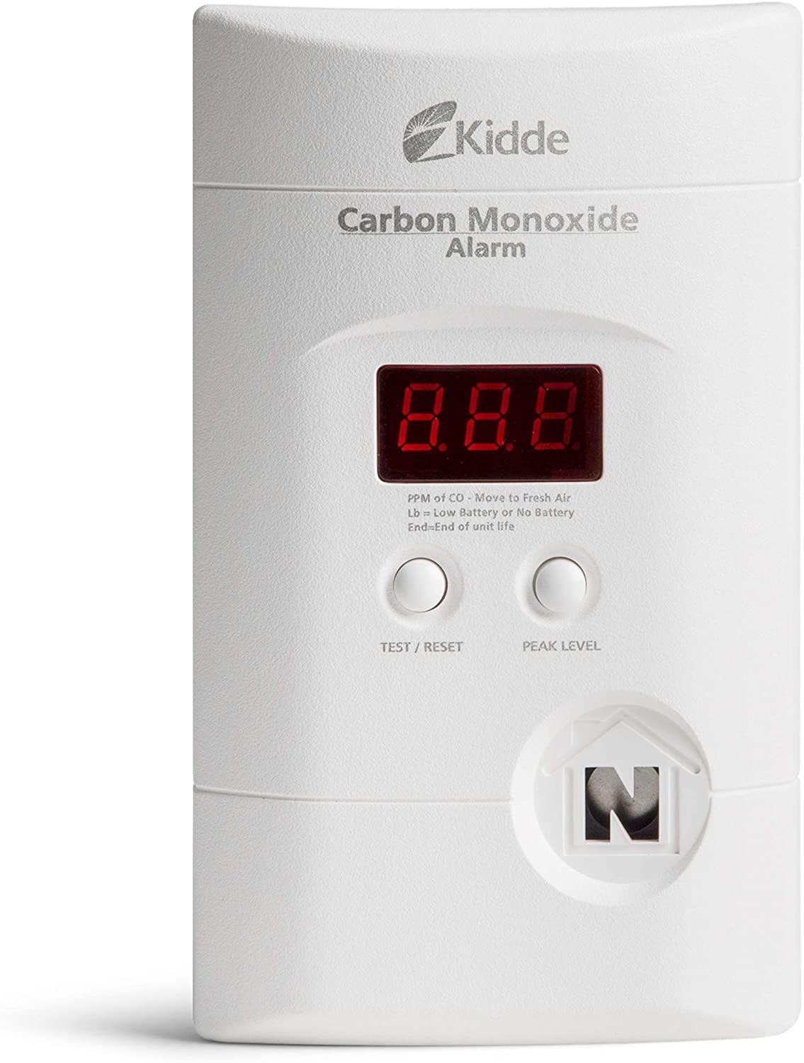 Kidde Carbon Monoxide Detector, Plug In Wall with 9-Volt Battery Backup, Digital LED Display - 6 Pack - Image 14