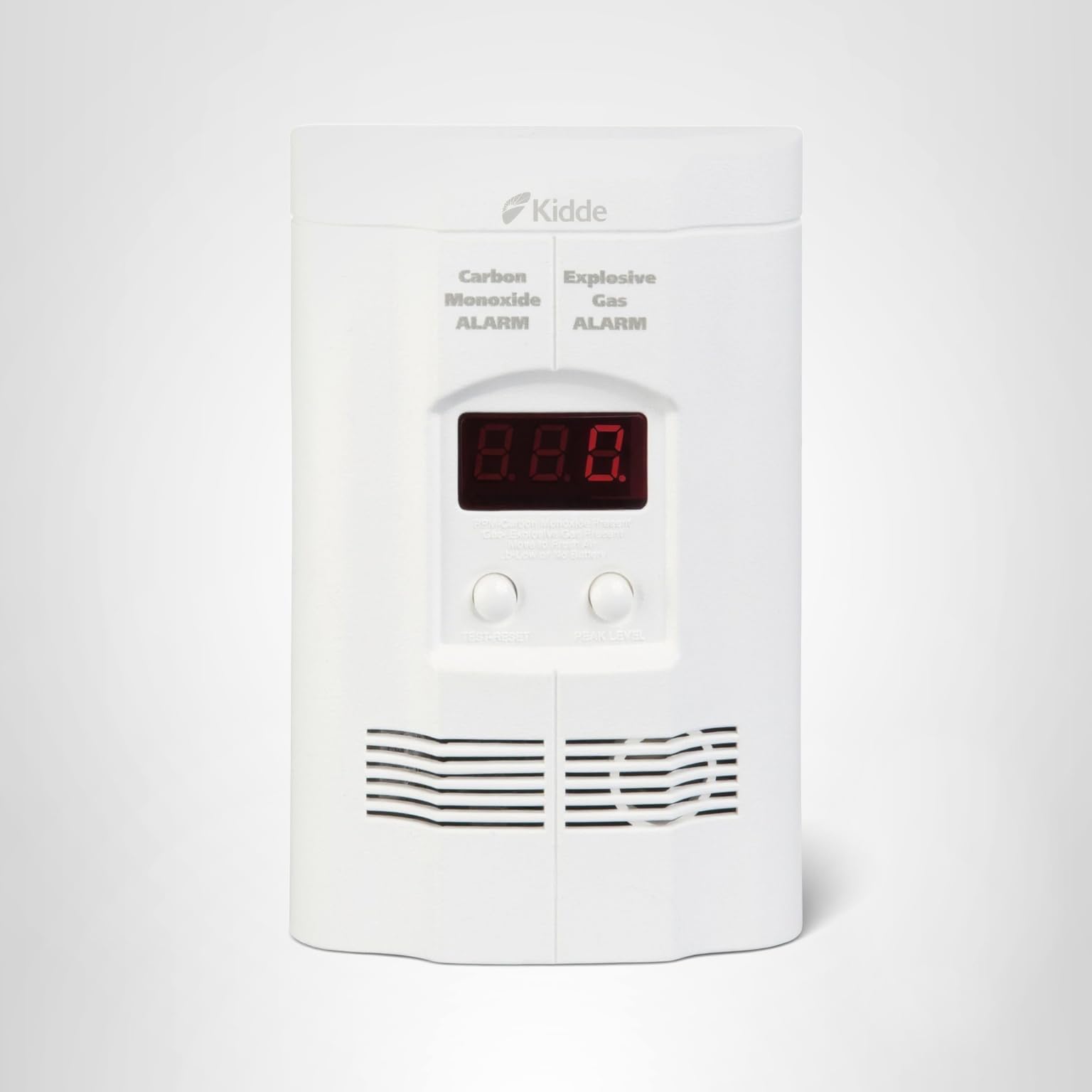 Kidde Carbon Monoxide + Explosive Gas, Natural Gas & Propane Alarm, Plug-in with 9V Battery Backup, Digital Display, 85 dB Alarm, LED Status Indicators, 3rd Edition - Image 14