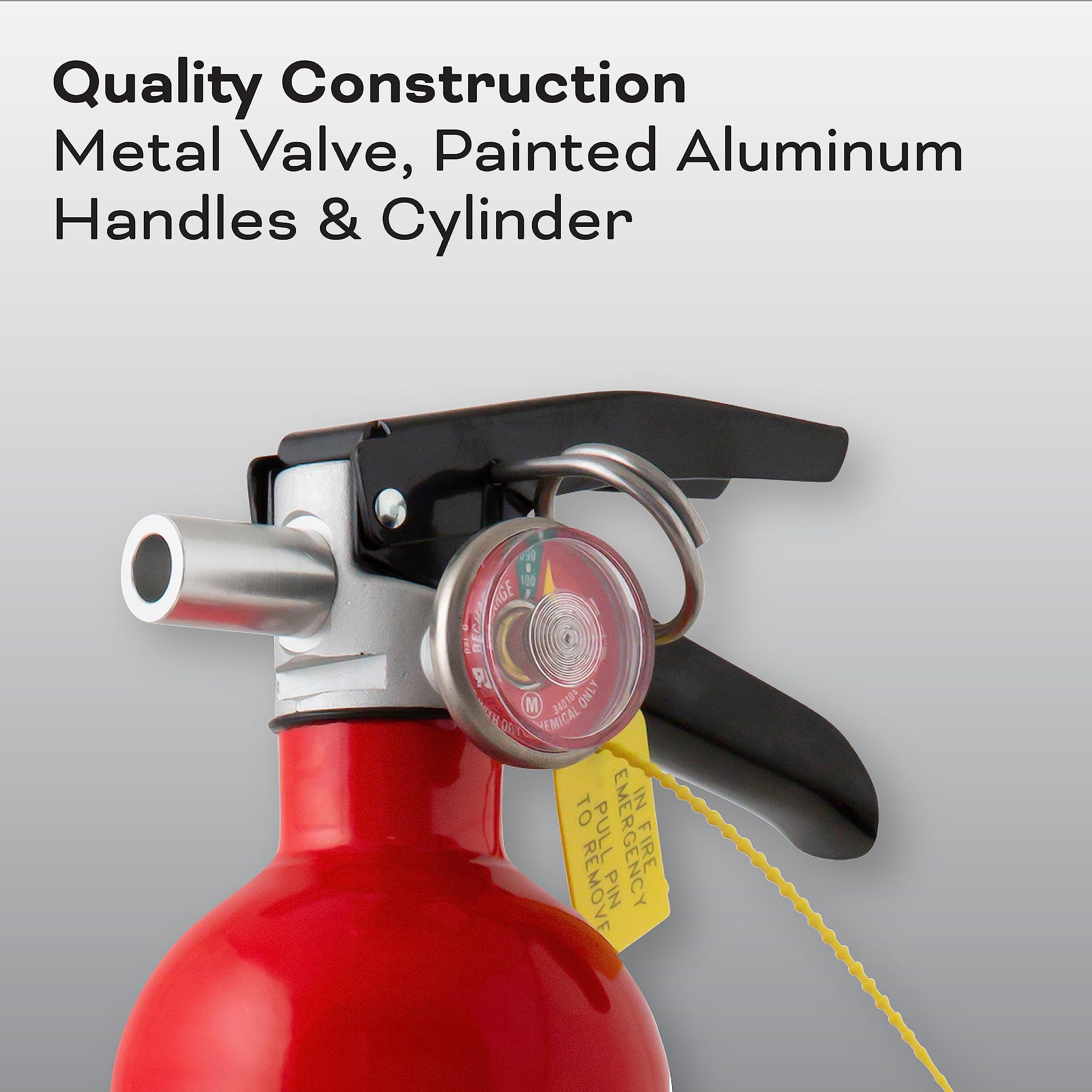 Kidde Fire Extinguisher for Commercial Use, 1-A:10-B:C, 4 Lbs., Refillable & Reusable, Wall Mount (Included) - Image 4