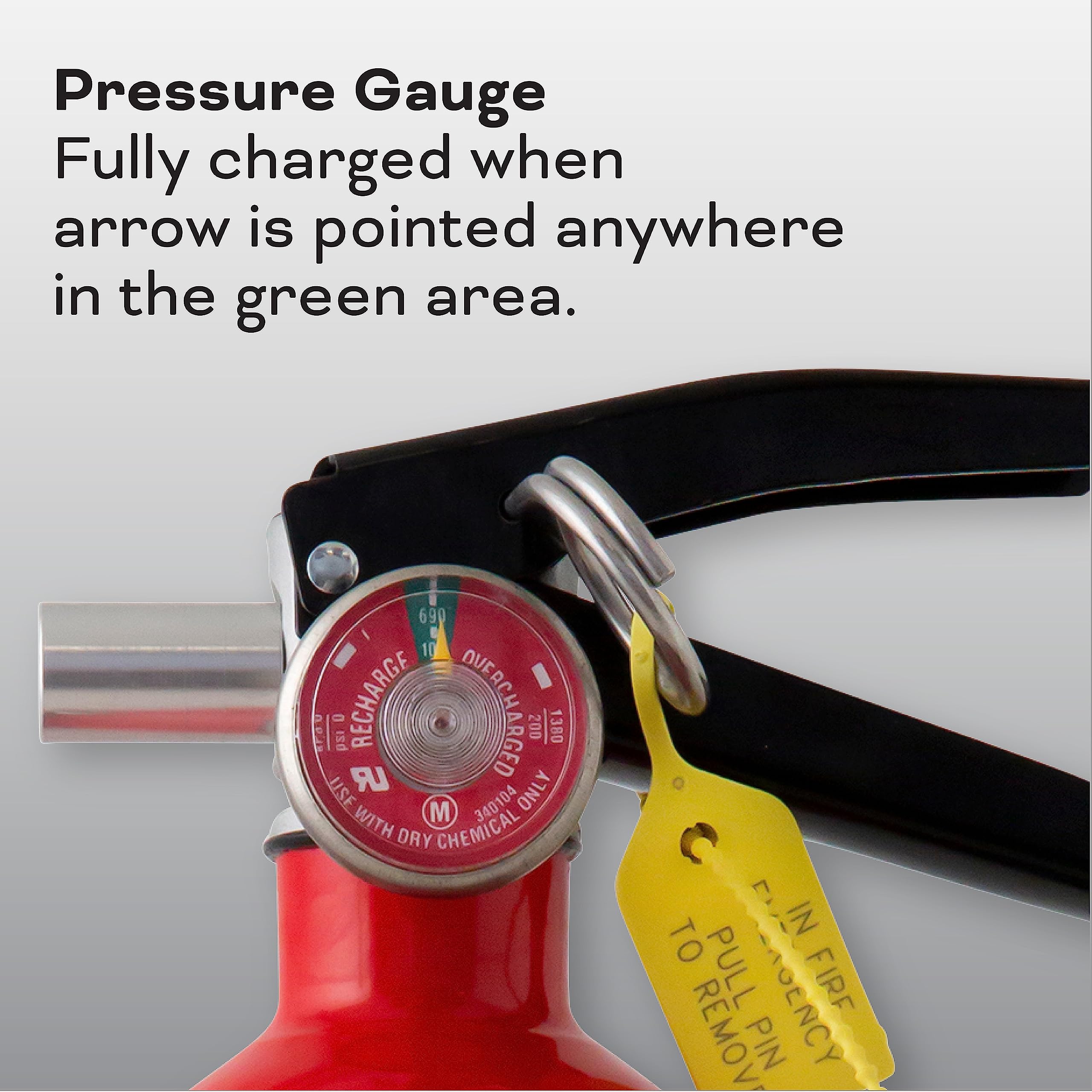 Kidde Fire Extinguisher for Commercial Use, 1-A:10-B:C, 4 Lbs., Refillable & Reusable, Wall Mount (Included) - Image 7