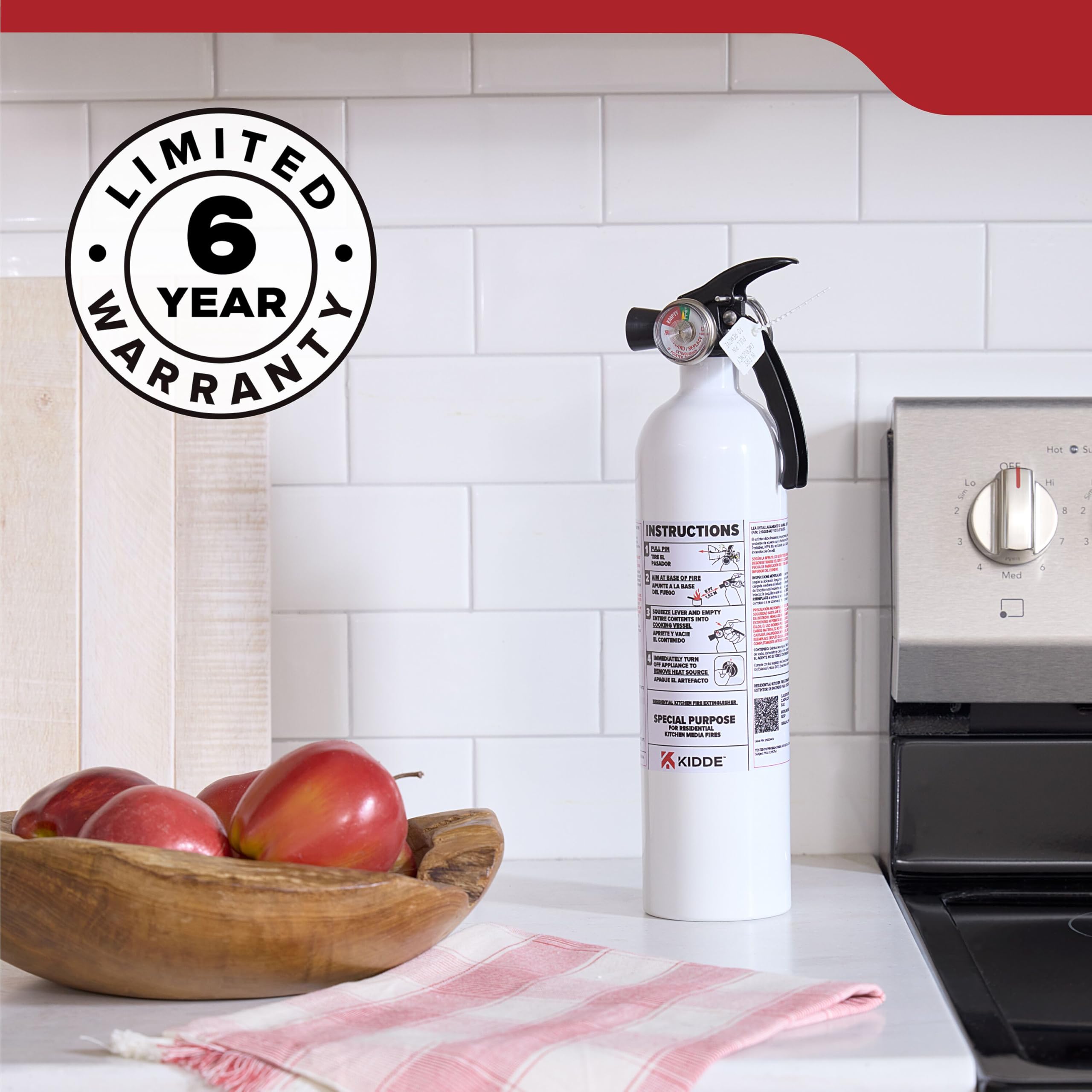 Kidde Fire Extinguisher for Kitchen, Residential, Single-Use, 711A - Image 12