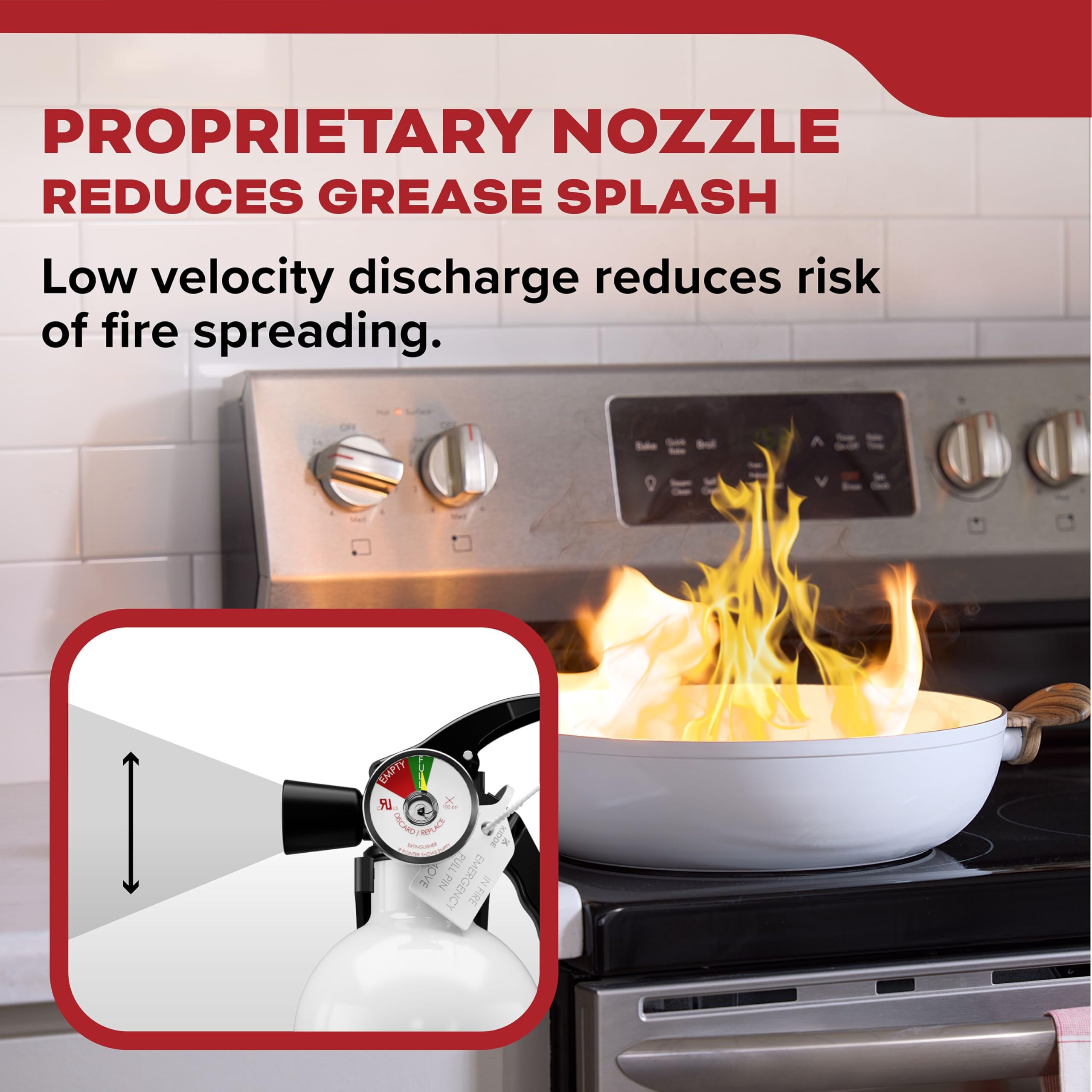 Kidde Fire Extinguisher for Kitchen, Residential, Single-Use, 711A - Image 4
