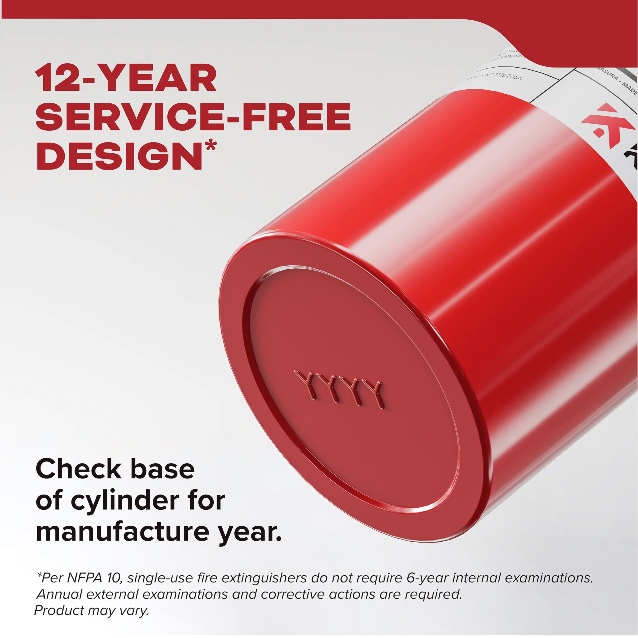 Kidde Multipurpose Fire Extinguisher for Home, Office, Dorm, Residential 3A40BC - Image 11