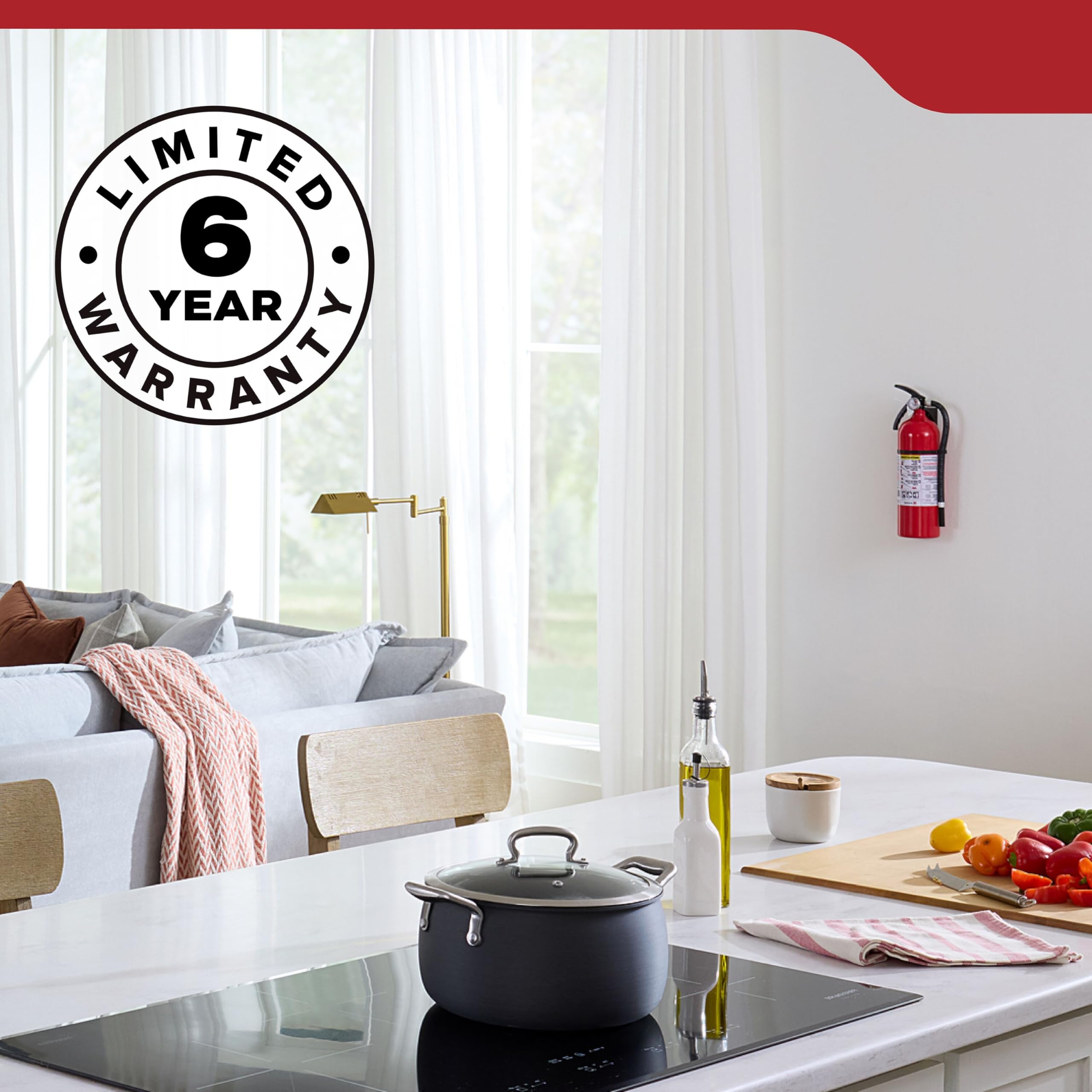 Kidde Multipurpose Fire Extinguisher for Home, Office, Dorm, Residential 3A40BC - Image 12