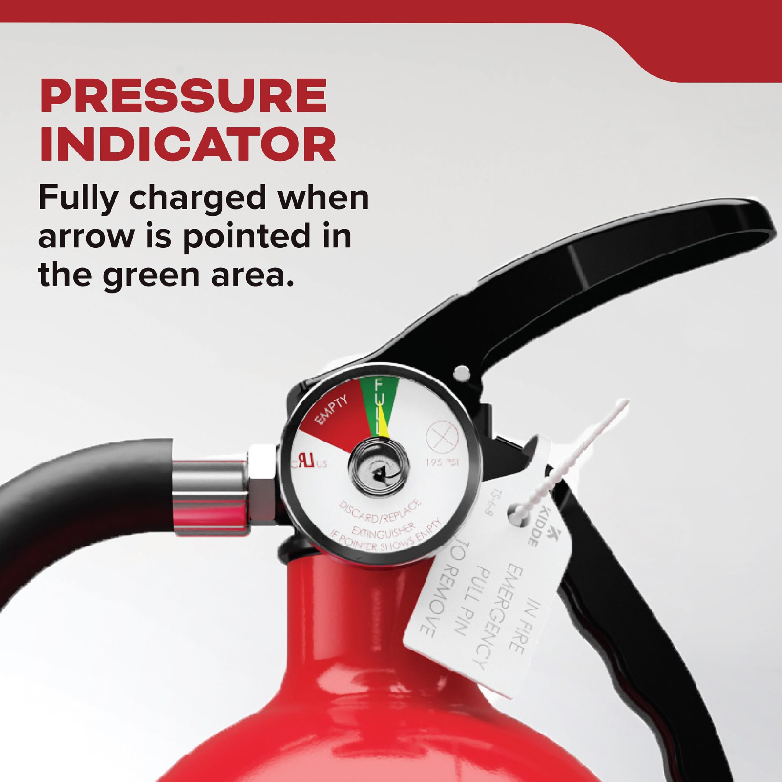 Kidde Multipurpose Fire Extinguisher for Home, Office, Dorm, Residential 3A40BC - Image 6