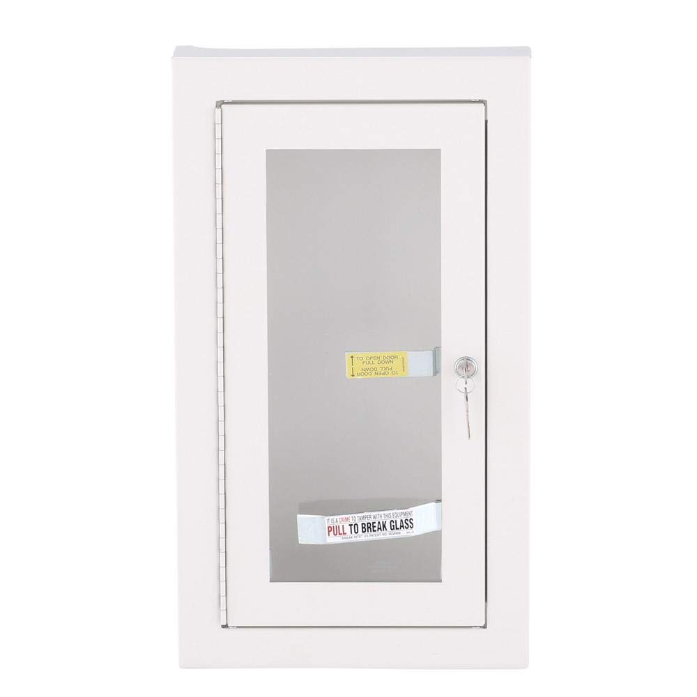 Kidde Semi-Recessed 5-Pound Fire Extinguisher Cabinet with Lock | Model 468046 - Image 3