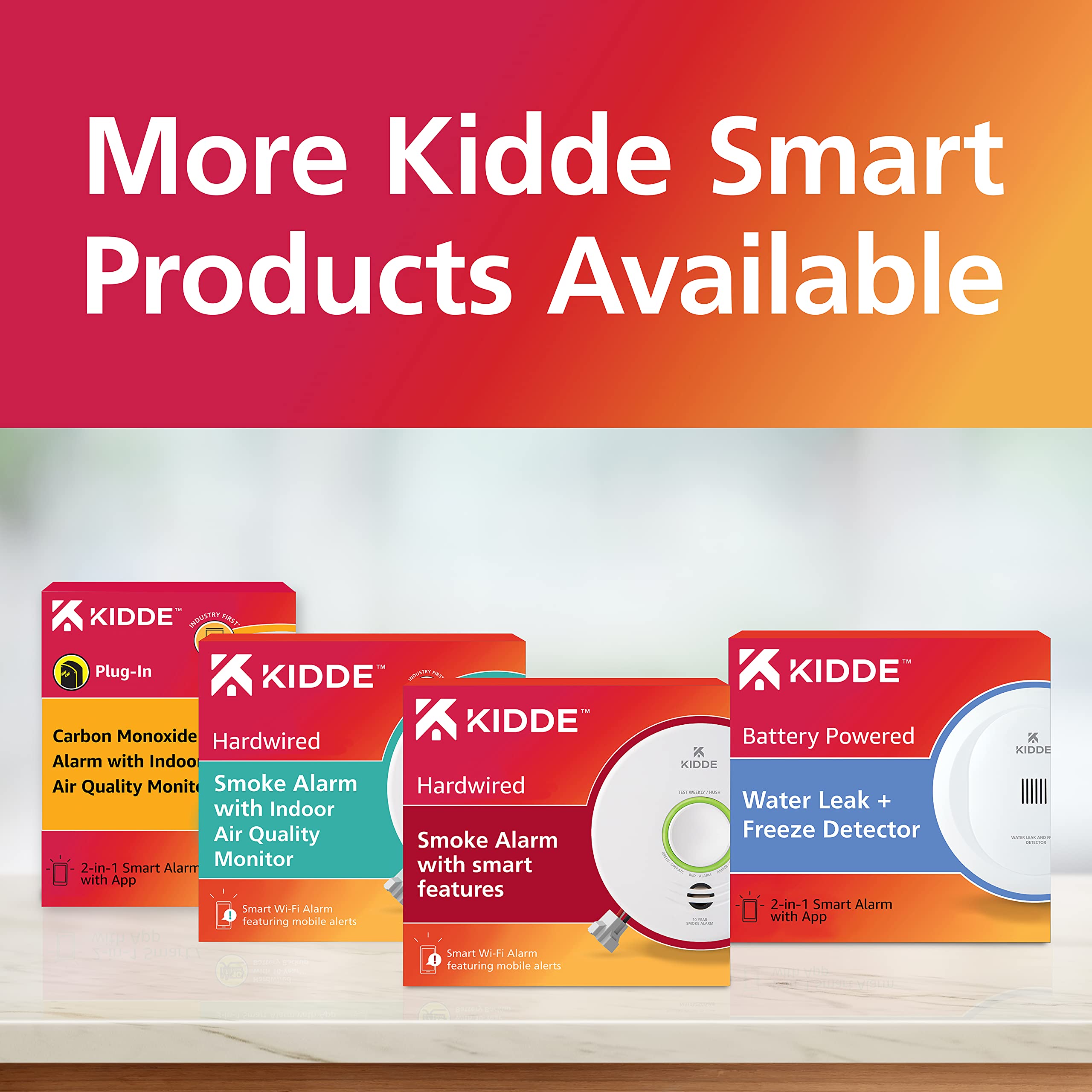 Kidde Smart Carbon Monoxide Detector & Indoor Air Quality Monitor, Plug In Wall, WiFi, Alexa Compatible Device, Voice & App Alerts - Image 13