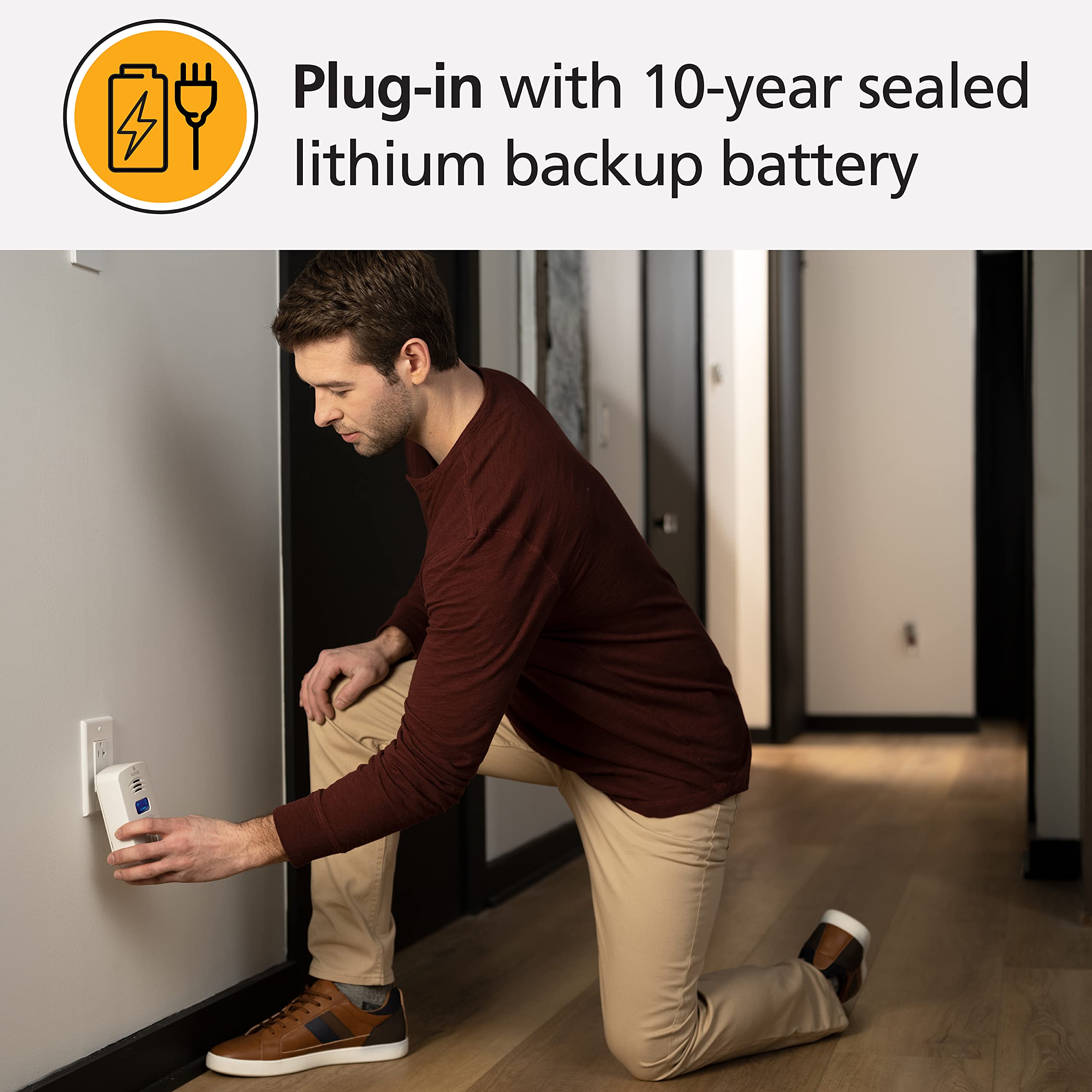 Kidde Smart Carbon Monoxide Detector & Indoor Air Quality Monitor, Plug In Wall, WiFi, Alexa Compatible Device, Voice & App Alerts - Image 6