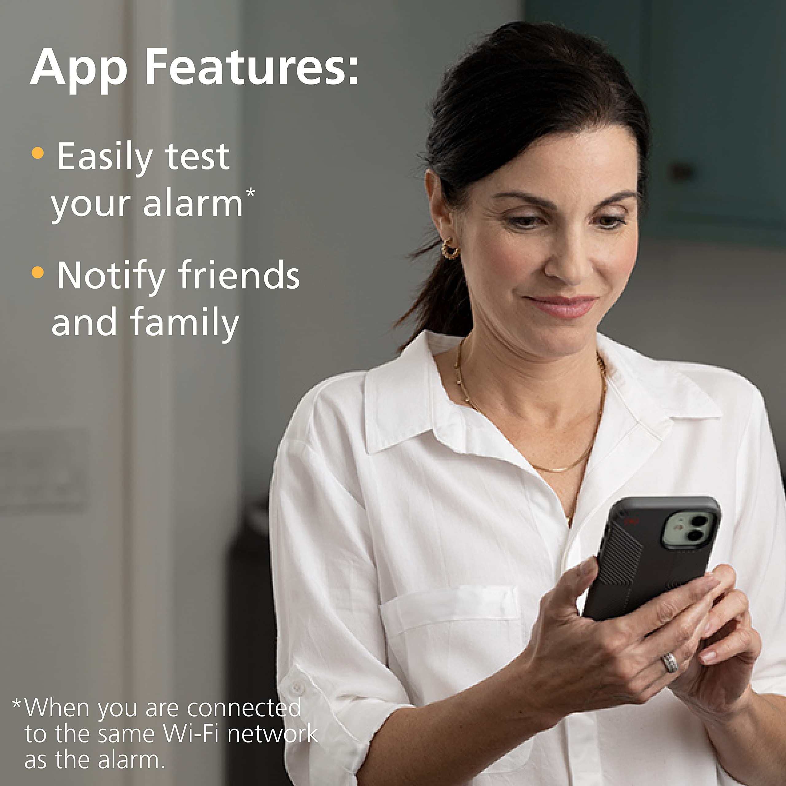 Kidde Smart Carbon Monoxide Detector & Indoor Air Quality Monitor, Plug In Wall, WiFi, Alexa Compatible Device, Voice & App Alerts - Image 7