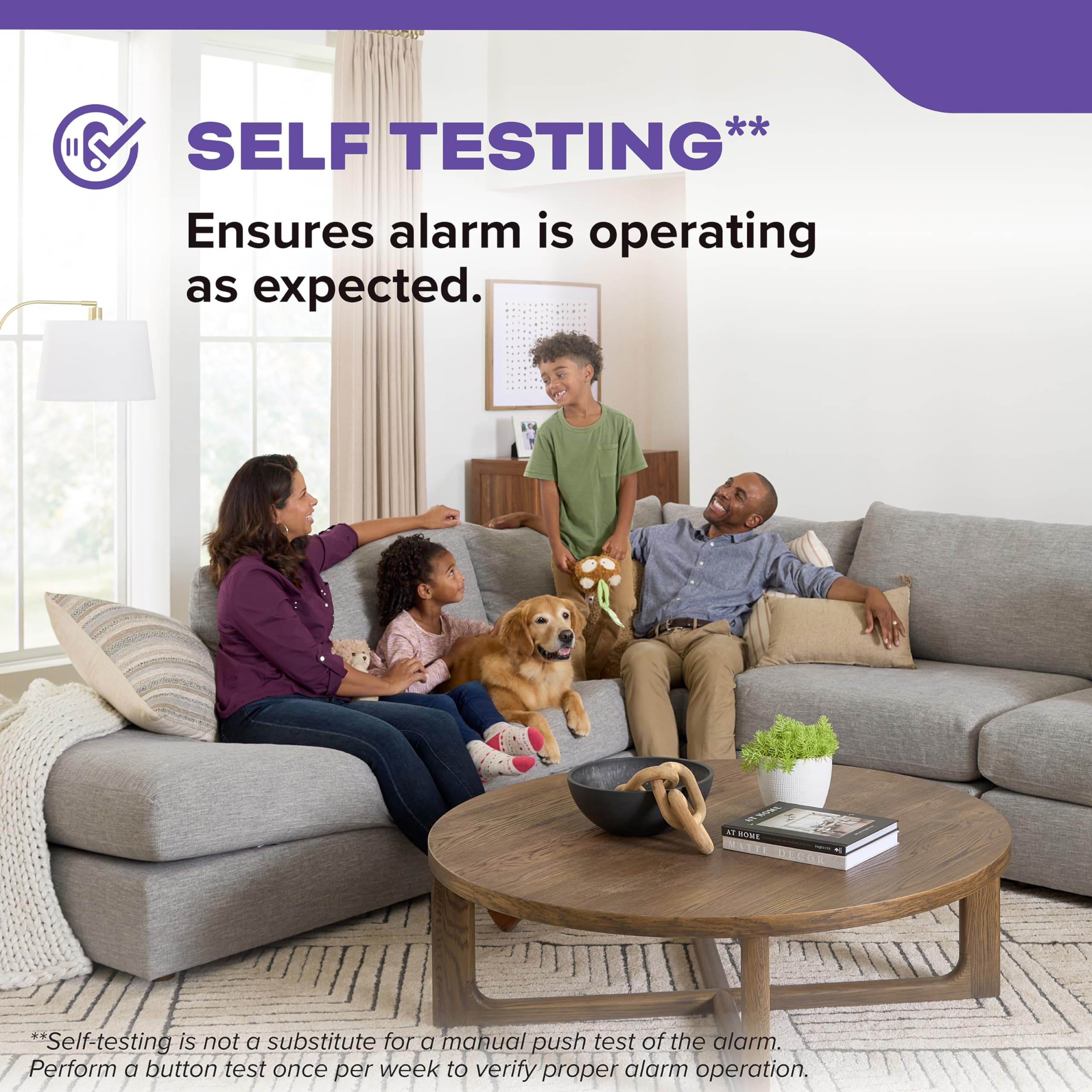 Kidde Smoke and Carbon Monoxide Detector, Hardwired with 10-Year Battery Backup, LED Status Lights, Interconnected, 85 dB Alarm, 5 inches, 30CUA10, 1 Pack - Image 8